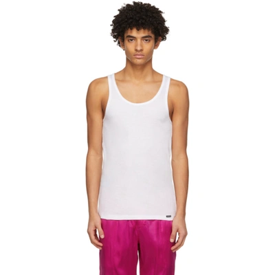 Tom Ford Sleeveless Crewneck T-shirt In Multi