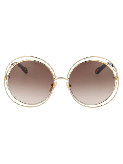 Chloé Ch0045s Sunglasses In Gold