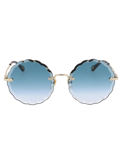 Chloé Ch0047s Sunglasses In Gold