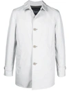 Herno Button-up Shirt Jacket In Grey
