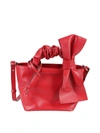 RED VALENTINO BOW DETAILED TOTE