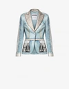 MOSCHINO INSIDE OUT TROMPE-L'ŒIL SATIN JACKET