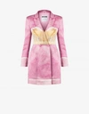 MOSCHINO dressing gown MANTEAU DRESS INSIDE OUT TROMPE-L'ŒIL