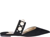 JIMMY CHOO JIMMY CHOO BASETTE FLAT MULES