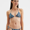 La Doublej Kaleidoscope-print Bikini Bottoms In Kaleidoscope Bluette