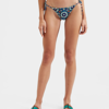 La Doublej Bikini Briefs With Laces In Kaleidoscope Bluette