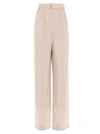 LEMAIRE LEMAIRE BELTED WIDE LEG TROUSERS