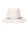 MAISON MICHEL ANDRÉ STRAW TRILBY HAT,P00529182