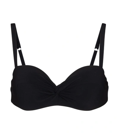 Karla Colletto Basics Bikini Top In Black