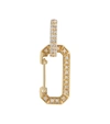 Eéra Small Chiara 18kt Gold Single Earring With Diamonds In Ylwgold