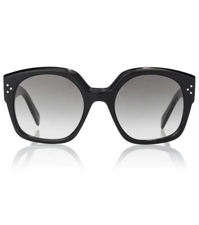 Celine D-frame Acetate Sunglasses In Black