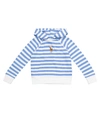 POLO RALPH LAUREN STRIPED COTTON HOODIE,P00538521