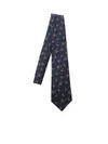 KITON KITON MEN'S BLUE SILK TIE,KITONG3007000 UNI