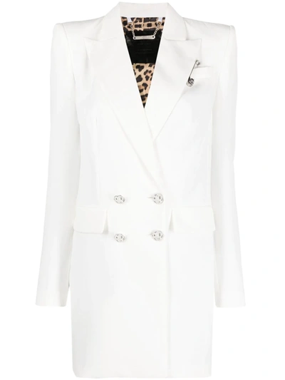 Philipp Plein Cady Blazer Dress In White