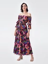 DIANE VON FURSTENBERG CHERYL MESH MAXI DRESS