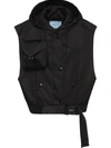 PRADA RE-NYLON POCKET-DETAIL VEST