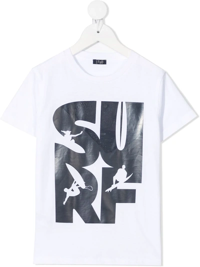 Il Gufo Kids' Slogan-print Cotton T-shirt In White