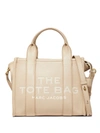 Marc Jacobs Mini The Leather Tote Bag In Neutrals