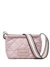 Marc Jacobs Mini Quilted Messenger Bag In Bark