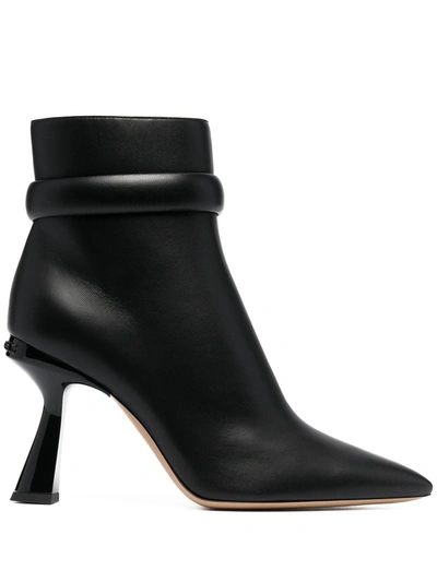 Givenchy Carène Pointed Toe Ankle Boots In Black