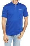 BUGATCHI PIMA COTTON SHORT SLEEVE POLO SHIRT,RF2111F65