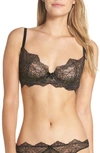 DITA VON TEESE METALLIC LACE UNDERWIRE BRA,D59015