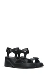 Camper Kaah Buckled Strap Sandals In Black