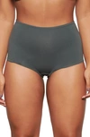 Skims Fits Everybody High-rise Stretch-jersey Briefs In Deep Sea