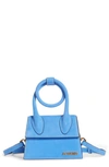 Jacquemus Le Chiquito Noeud Leather Bag In Blue