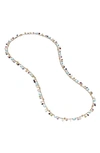 Marco Bicego 18k Yellow Gold Paradise Pearl Mixed Gemstone And Cultured Freshwater Pearl Necklace, 29.5 In Yellow Gold