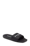 Alexander Wang Padded Logo Pool Slide Sandals Shoes In Black
