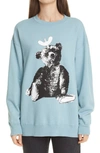 UNDERCOVER TOY TEDDY BEAR GRAPHIC COTTON SWEATSHIRT,UC1A1895-2