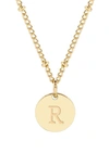 Brook & York Madeline Initial Pendant Necklace In Gold R