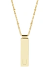 BROOK & YORK MAISIE INITIAL PENDANT NECKLACE,BYN1201G