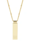 BROOK & YORK MAISIE INITIAL PENDANT NECKLACE,BYN1201G