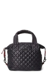 Mz Wallace Small Sutton Deluxe Tote In Black/black