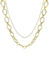 PANACEA LAYERED CHAIN LINK NECKLACE,N06613G3