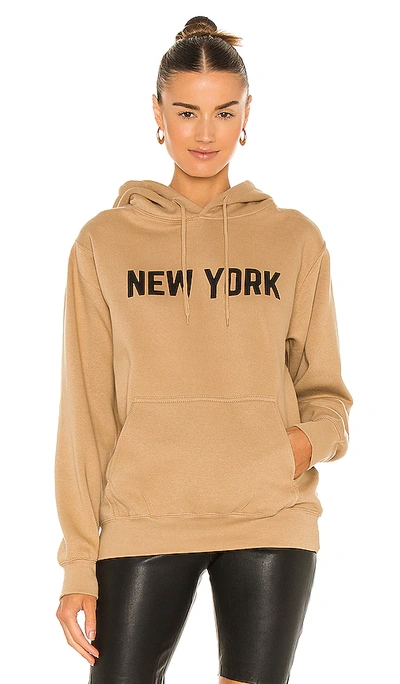 Departure New York Hoodie In Nude