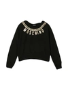 MOSCHINO BLACK SWEATSHIRT,HAF032LDA00 60100