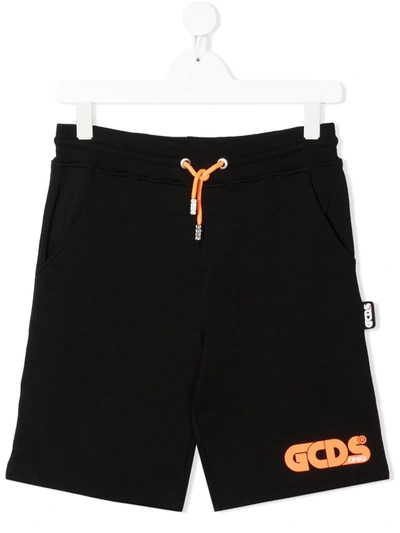 GCDS TEEN LOGO-PRINT SHORTS
