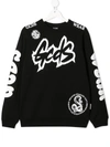 GCDS LOGO PATTERN SWEATSHIRT