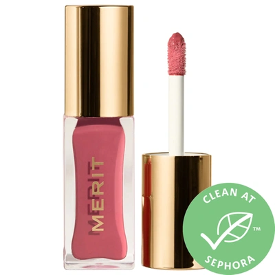 Merit Shade Slick Classics Tinted Lip Oil Pink Beet 0.23 oz/ 7 ml