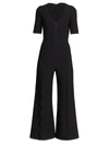 ALAÏA SCALLOPED WIDE-LEG JUMPSUIT,400013741232