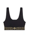 VERSACE WOMEN'S GRECA SPORTS BRA,400013203347