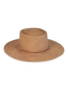 LACK OF COLOR WOMEN'S VIENNA WOVEN WIDE-BRIM BOATER HAT,400013700041