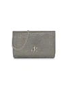 JIMMY CHOO PALACE SNAKESKIN-EMBOSSED LEATHER CLUTCH,400013755276