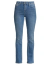 L Agence Oriana High-rise Straight Jeans In Dark Blue1