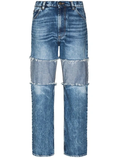 MAISON MARGIELA REVERSE-PANEL HIGH-RISE BOYFRIEND JEANS
