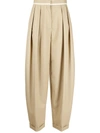 STELLA MCCARTNEY HIGH-WAIST LOOSE TAPERED TROUSERS