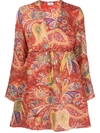 ETRO PAISLEY-PRINT MINIDRESS